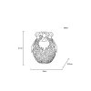 Globo Hedgehog LED Solar Decorative Garden Light for Outdoor Path Lighting