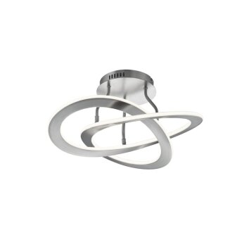 Trio OAKLAND Ceiling Light LED matt nickel, 1-light source