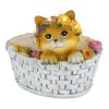 Globo Solar Cat Flower Basket Modern Outdoor Solar Light LED 3500 Kelvin 8 Watt