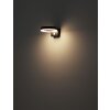 SOLCOR Globo LED Solar Wall Light with Motion Sensor, Modern Outdoor Path Light