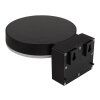 SOLCOR Globo LED Solar Wall Light with Motion Sensor, Modern Outdoor Path Light