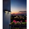 Globo VOTARO LED Outdoor Solar Oval Wall Light with Motion Sensor 3000K 300 lm 7.2W