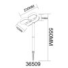 Globo VOTARO LED Outdoor Solar Oval Wall Light with Motion Sensor 3000K 300 lm 7.2W