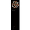 Globo ROSALI LED rose solar garden stake light, flower wind spinner for paths