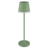 Globo VANNIESO LED Outdoor Solar Table Lamp, Modern Conical Garden Light