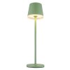 Globo VANNIESO LED Outdoor Solar Table Lamp, Modern Conical Garden Light
