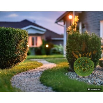 Globo BOSCO LED Solar Garden Globe Light Outdoor Path Light Round 3000 K 6 W