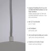 SCHÖNER WOHNEN-Kollektion ALI dining table pendant light, semi-circular dome, 38 cm pendant length
