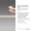 SCHÖNER WOHNEN-Kollektion ADRIANA ROUND LED 2-light linear pendant light 160 cm