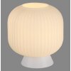 SCHÖNER WOHNEN-Kollektion NAMI modern ribbed globe table lamp with cord switch