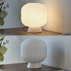 SCHÖNER WOHNEN-Kollektion NAMI modern ribbed globe table lamp with cord switch