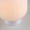 SCHÖNER WOHNEN-Kollektion NAMI modern ribbed globe table lamp with cord switch