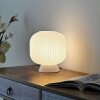 SCHÖNER WOHNEN-Kollektion NAMI modern ribbed globe table lamp with cord switch