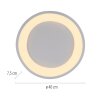 SCHÖNER WOHNEN-Kollektion MONTA LED modern semi-circle flush-mount ceiling light