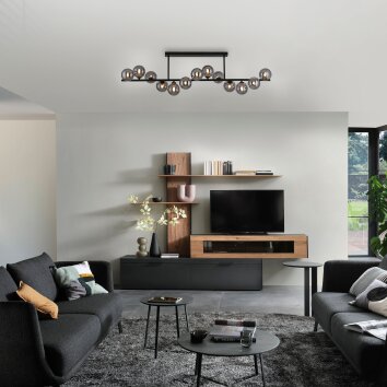 SCHÖNER WOHNEN-Kollektion DUBAI 13-bulb ceiling light in globe design G9