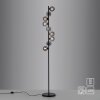 Schöner Wohnen-Kollektion DUBAI slim sphere floor lamp 9-light G9 foot switch