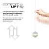 SCHÖNER WOHNEN-Kollektion LINI LED 5-light dining table pendant light, height adjustable