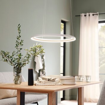 SCHÖNER WOHNEN-Kollektion QUILLO LED Pendelleuchte, höhenverstellbare Hängeleuchte