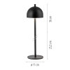 SCHÖNER WOHNEN-Kollektion BELLIS LED table lamp, adjustable bedside lamp, touch switch