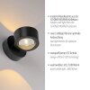 SCHÖNER WOHNEN-Kollektion CHIA 2-light LED wall light 3000 K 220 lm 2 W