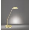 Honsel DENT Table Lamp LED brass, 1-light source, Colour changer