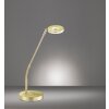 Honsel DENT Table Lamp LED brass, 1-light source, Colour changer