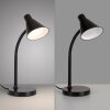 Leuchten Direkt adjustable LED table lamp PIXIE with curved stem, 3000 Kelvin warm white