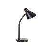 Leuchten Direkt adjustable LED table lamp PIXIE with curved stem, 3000 Kelvin warm white