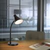 Leuchten Direkt adjustable LED table lamp PIXIE with curved stem, 3000 Kelvin warm white