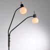 Leuchten Direkt adjustable floor lamp LOKI, opal white shades, 3000 Kelvin warm white