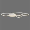 Leuchten Direkt LED ceiling light PEBBLES memory function, 3000 Kelvin warm white