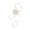 Leuchten Direkt LED ceiling light PEBBLES memory function, 3000 Kelvin warm white