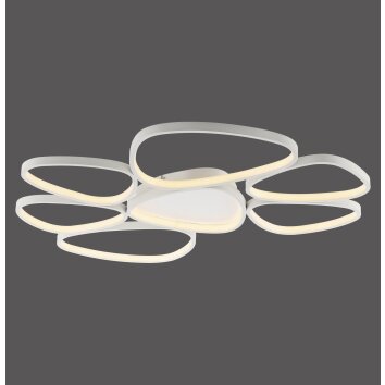 Leuchten Direkt LED ceiling light PEBBLES, loops, memory function, 3000 Kelvin warm white