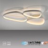 Leuchten Direkt LED ceiling light PEBBLES, memory function, warm white 3000 Kelvin