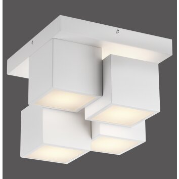 Leuchten Direkt modern LED geometric ceiling light TETRIS, cuboids, 3000 Kelvin warm white