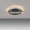 Leuchten Direkt LED ceiling light KORSA, ring-and-bar, memory, warm white 3000 Kelvin