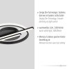 Leuchten Direkt LED ceiling light KORSA, ring-and-bar, memory, warm white 3000 Kelvin