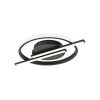 Leuchten Direkt LED ceiling light KORSA, ring-and-bar, memory, warm white 3000 Kelvin