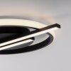 Leuchten Direkt LED ceiling light KORSA, ring-and-bar, memory, warm white 3000 Kelvin