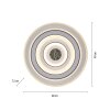 Leuchten Direkt LED Ceiling Light TOLAGO, adjustable colour temperature 2700-5000 Kelvin