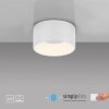 Leuchten Direkt round LED ceiling light TANIKA, memory function, 3000 Kelvin warm white