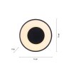 Leuchten Direkt Round LED ceiling light TANIKA, with memory, 3000 Kelvin warm white