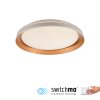Leuchten Direkt Flat Round LED Ceiling Light SATI, Memory Function, 3000 Kelvin Warm White