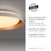 Leuchten Direkt Flat Round LED Ceiling Light SATI, Memory Function, 3000 Kelvin Warm White