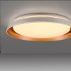 Leuchten Direkt Flat Round LED Ceiling Light SATI, Memory Function, 3000 Kelvin Warm White
