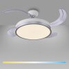 Leuchten Direkt LED ceiling fan light KOPTA adjustable colour temperature 3000-6000 Kelvin