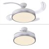Leuchten Direkt LED ceiling fan light KOPTA adjustable colour temperature 3000-6000 Kelvin
