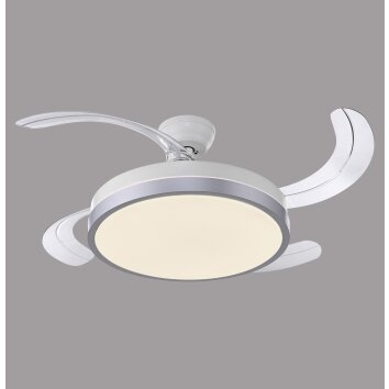 Leuchten Direkt LED ceiling fan light KOPTA adjustable colour temperature 3000-6000 Kelvin