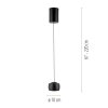 Leuchten Direkt LED Pendant Light BALLINI, adjustable height, 3000 Kelvin warm white