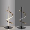 Leuchten Direkt LED Table Lamp Emanda with a brass spiral, warm white 3000 Kelvin